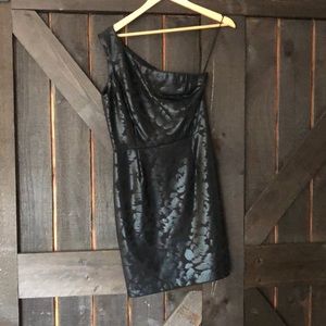 Dress one shoulder cocktail dress